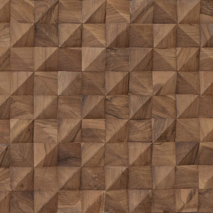 Bed Headboard Natural Solid Teak Wood 100 cm