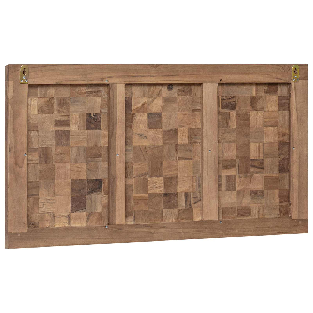 vidaXL Bed Headboard Natural Solid Teak Wood 4