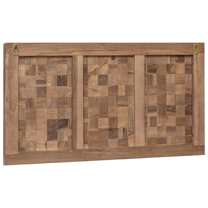 vidaXL Bed Headboard Natural Solid Teak Wood 4