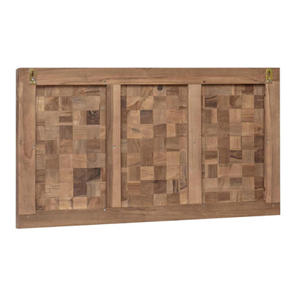 Bed Headboard Natural Solid Teak Wood 100 cm