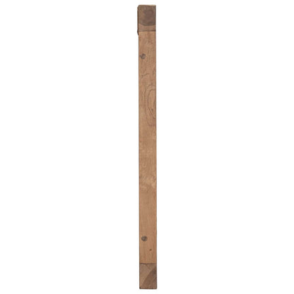 vidaXL Bed Headboard Natural Solid Teak Wood 3