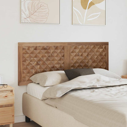 Bed Headboard Natural Solid Teak Wood 140 cm