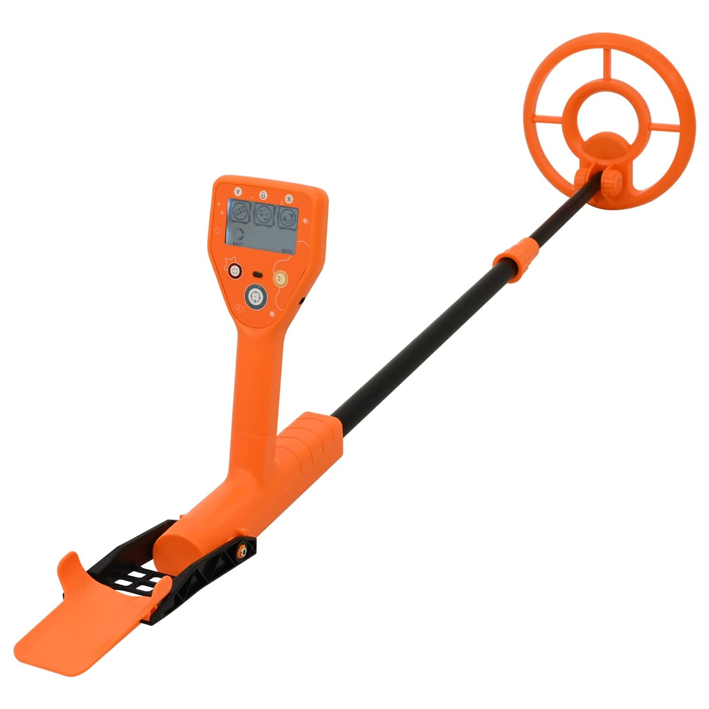 vidaXL Metal Detector with LCD Display 2 Models 19 cm Coil Yellow 2