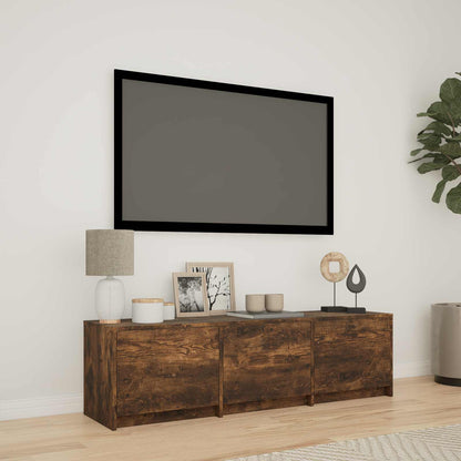 vidaXL TV Cabinet with LED 140 x 34 x 40 cm Engineered Wood