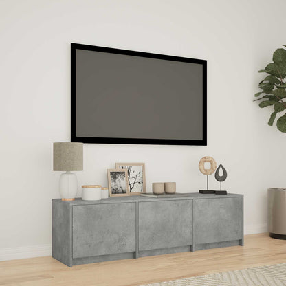 vidaXL TV Cabinet with LED 140 x 34 x 40 cm Engineered Wood