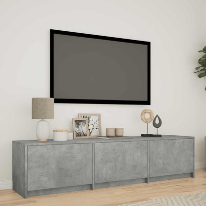 vidaXL TV Cabinet with LED 140 x 34 x 40 cm Engineered Wood