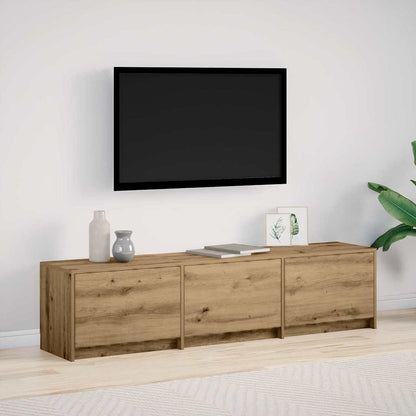 vidaXL TV Cabinet with LED 140 x 34 x 40 cm Engineered Wood