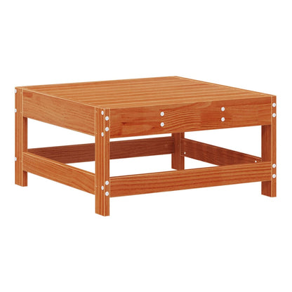 Garden Lounge Set 6 pcs Solid Pine Wood Wax brown