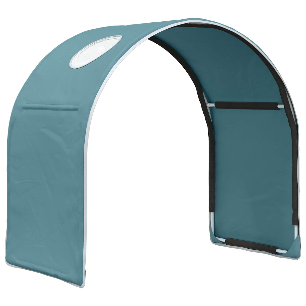vidaXL Bed Tunnel for Kids Loft Bed 2 pcs Light Blue Polyester 4