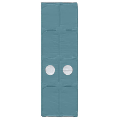 vidaXL Bed Tunnel 2 pcs Light Blue Polyester 5