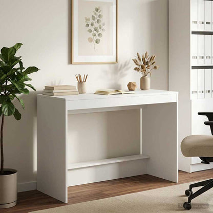 vidaXL Bed Desk White Engineered Wood 100 x 45 x 75 cm 4