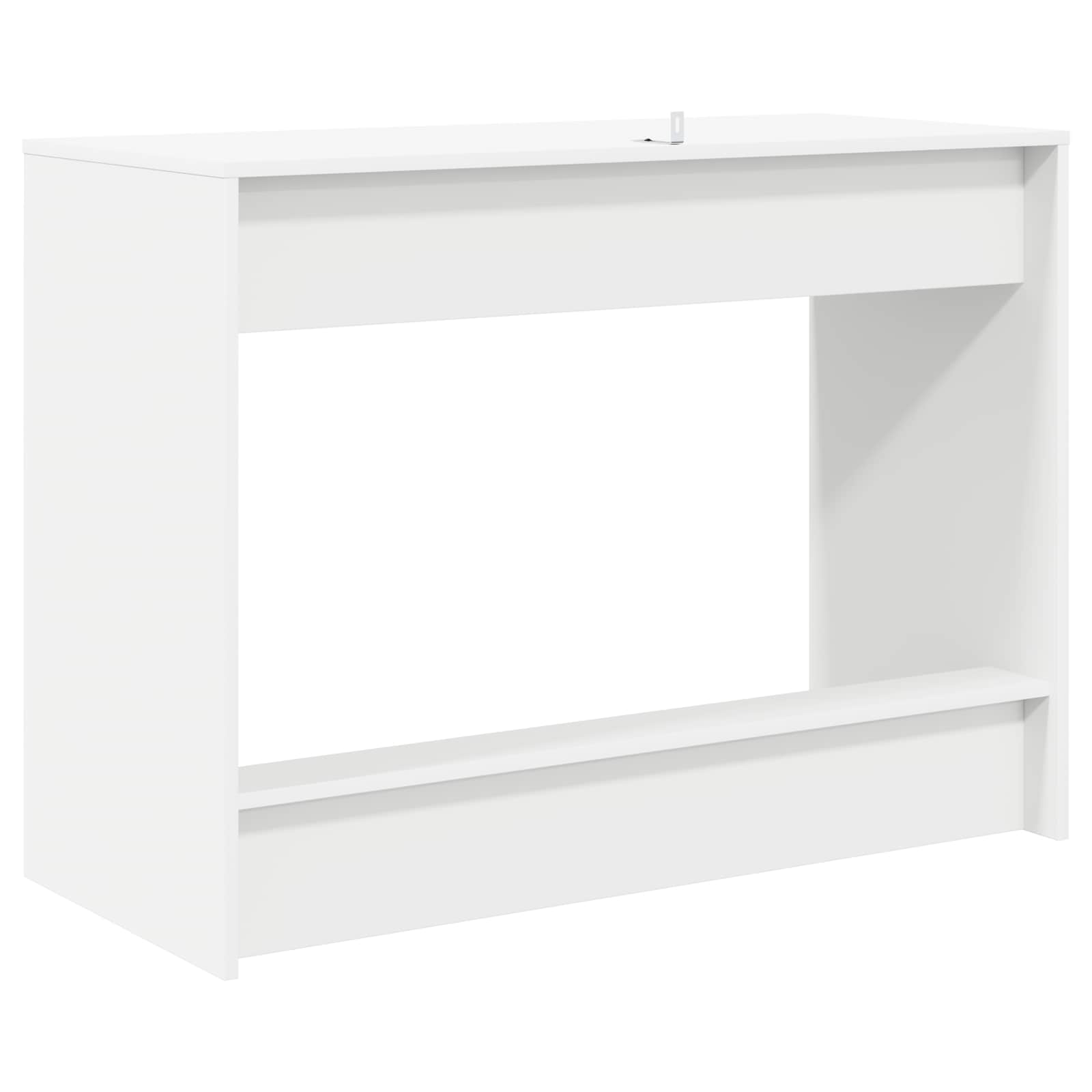 vidaXL Bed Desk White Engineered Wood 100 x 45 x 75 cm 5