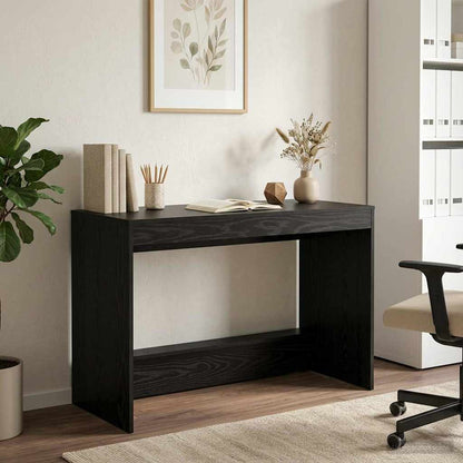 vidaXL Bed Desk Black Oak Engineered Wood 100 x 45 x 75 cm 3