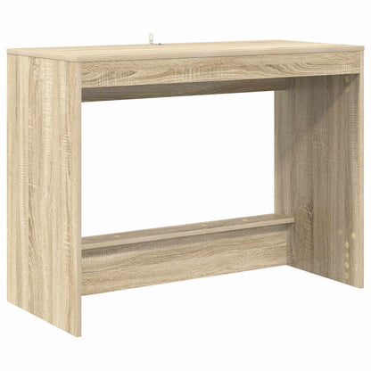 vidaXL Bed Desk Sonoma Oak Engineered Wood 100 x 45 x 75 cm 2