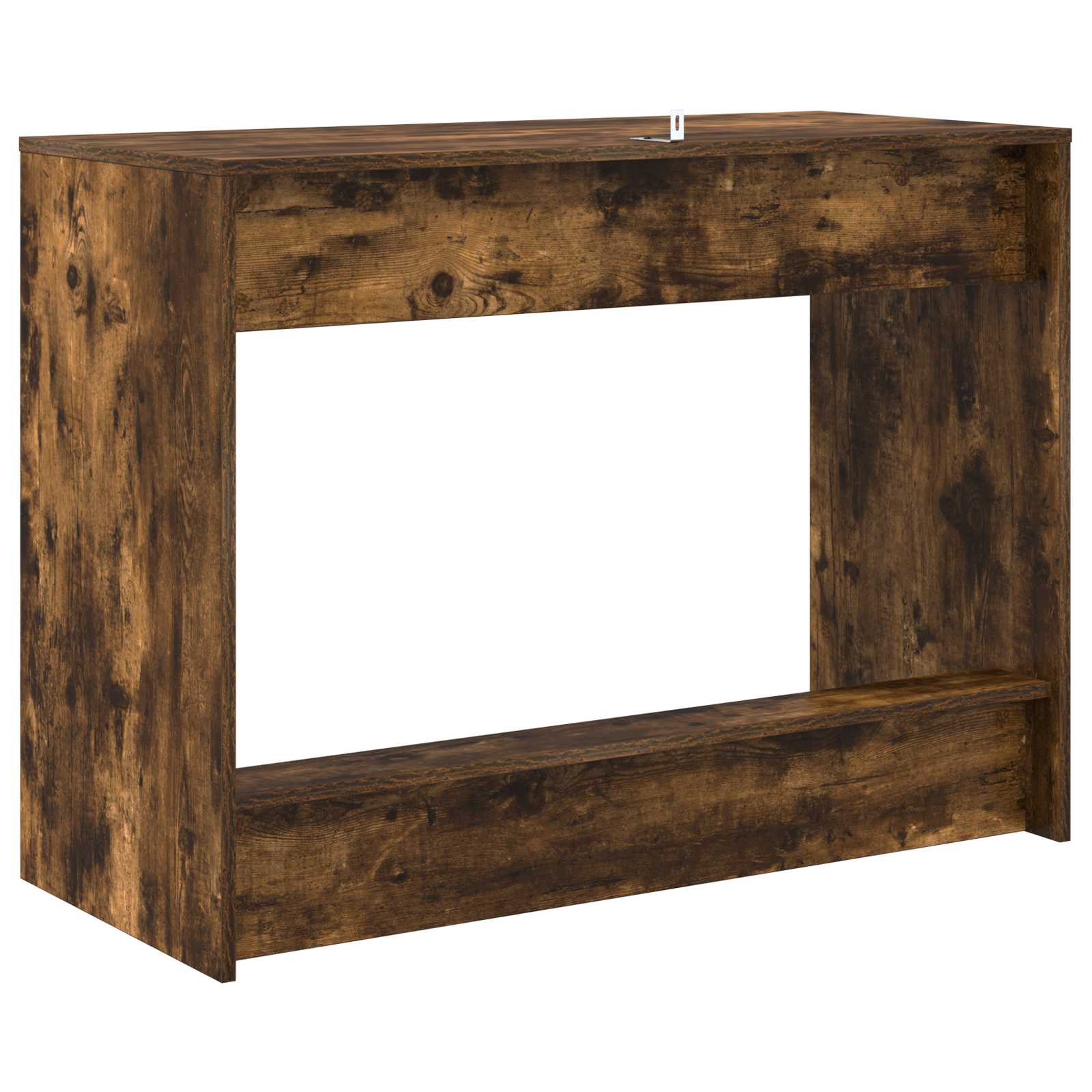 vidaXL Bed Desk Smoked Oak Engineered Wood 100 x 45 x 75 cm 5