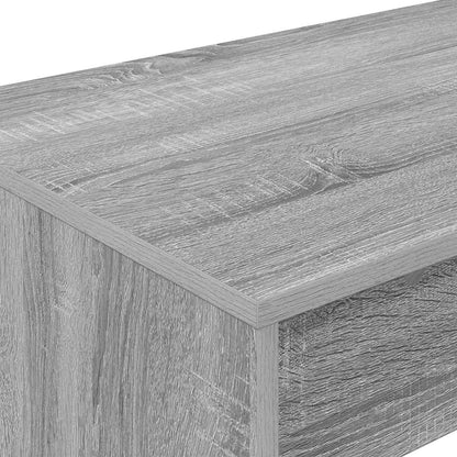 vidaXL Bed Desk Grey Sonoma Engineered Wood 100 x 45 x 75 cm 6