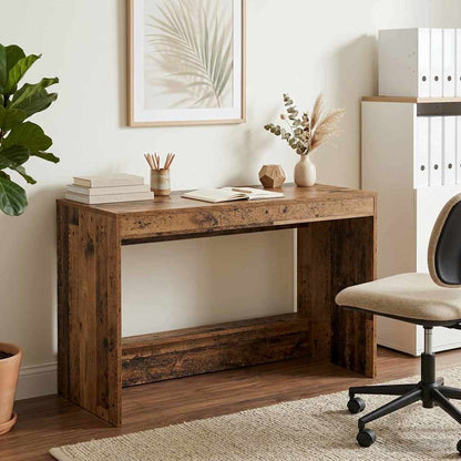 vidaXL Bed Desk Old Wood Engineered Wood 100 x 45 x 75 cm 1