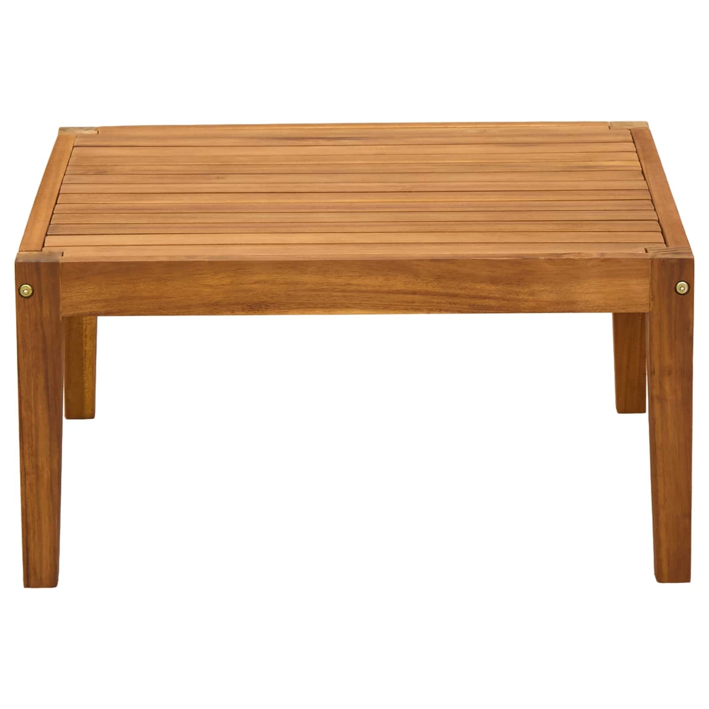 vidaXL Garden Table Solid Acacia Wood Natural 60 x 60 x 30 cm 3