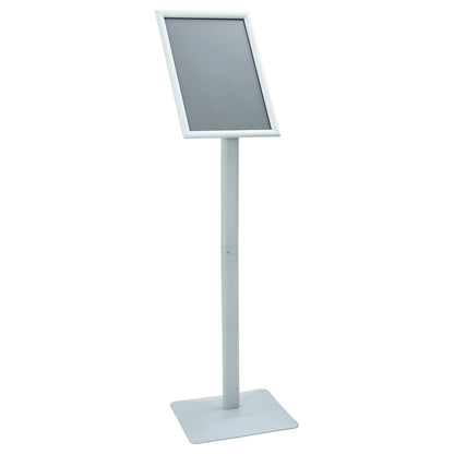vidaXL Pedestal Poster Stand 32 x 27 x 119 cm Cast Iron Silver 2