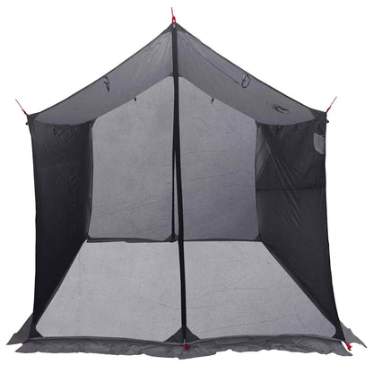vidaXL Camping Tarp with Mesh Walls 270 x 210 x 210 cm Grey and Orange 4