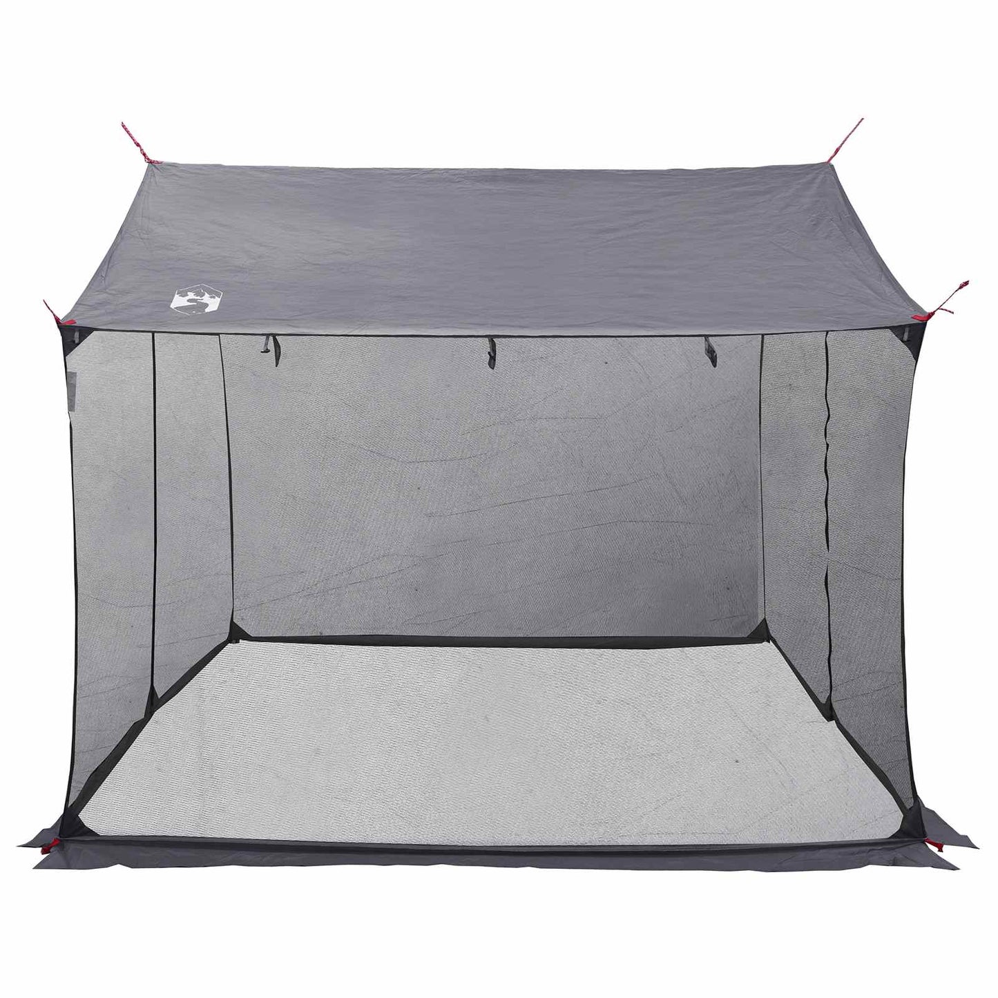vidaXL Camping Tarp with Mesh Walls 270 x 210 x 210 cm Grey and Orange 6