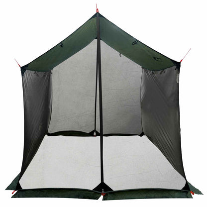 vidaXL Camping Tarp with Mesh Walls 270 x 210 x 210 cm Army Green 4