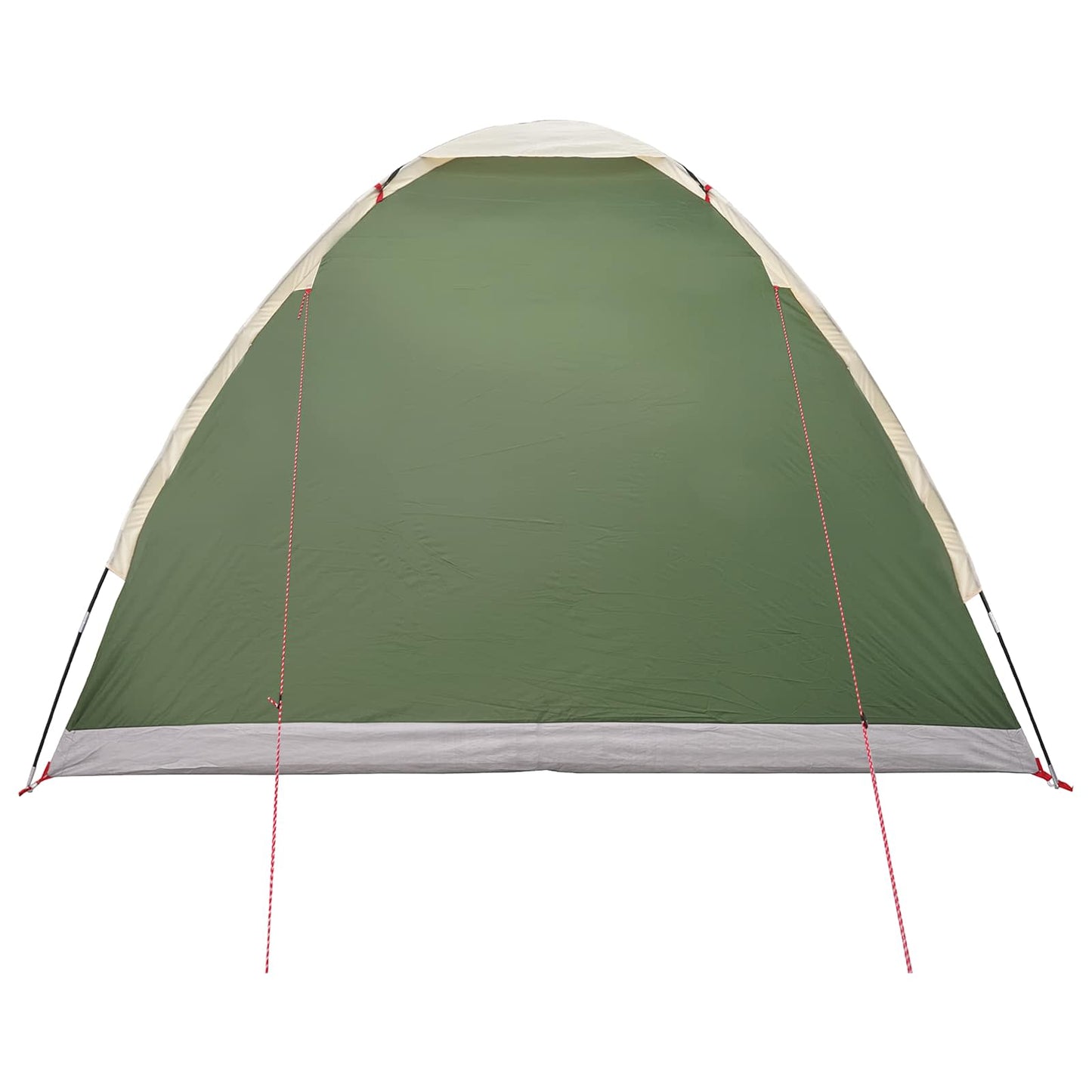 vidaXL Camping Tent 4-Person Green 185T Polyester with PU coating 6