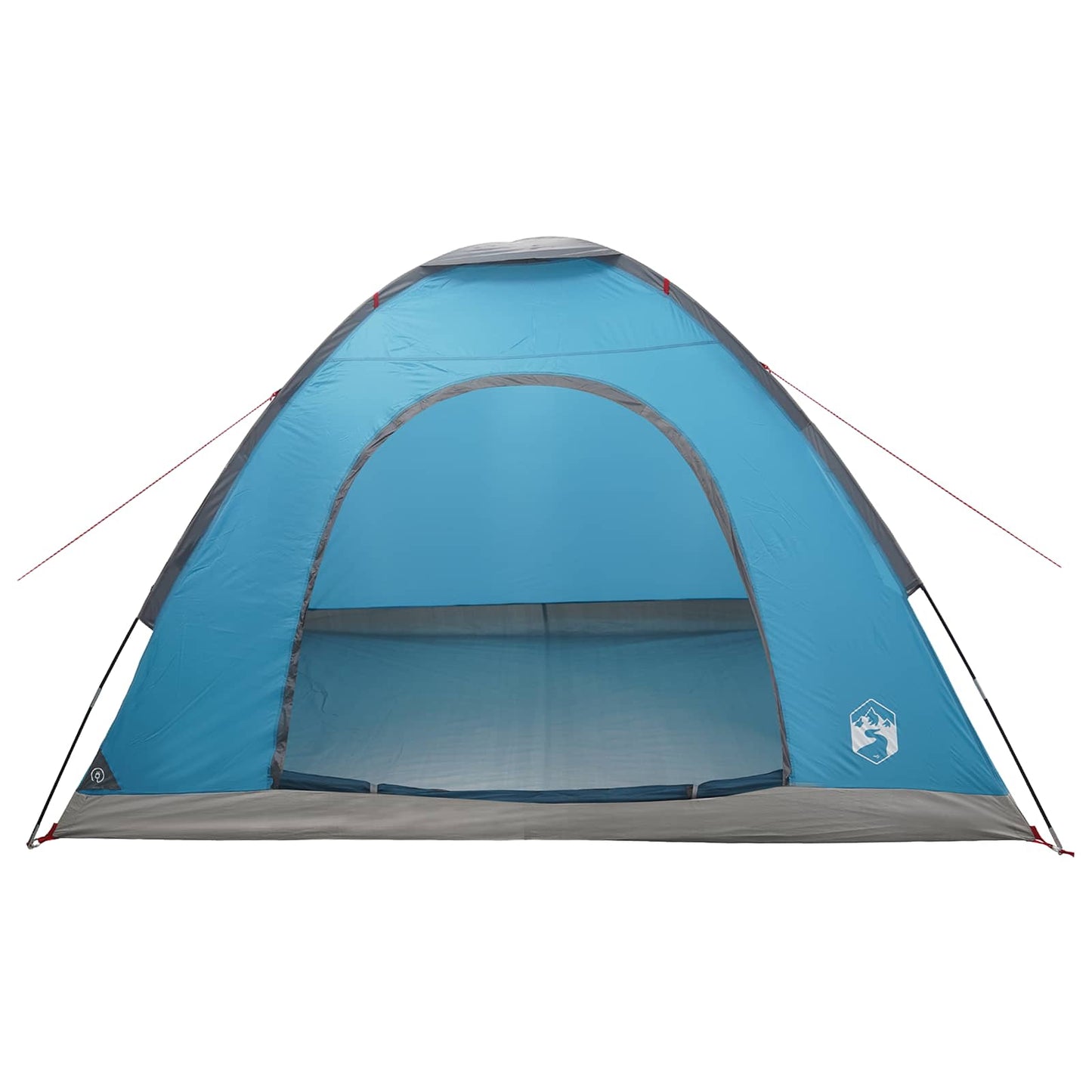 vidaXL Camping Tent 4-Person Blue 185T Polyester with PU coating 4