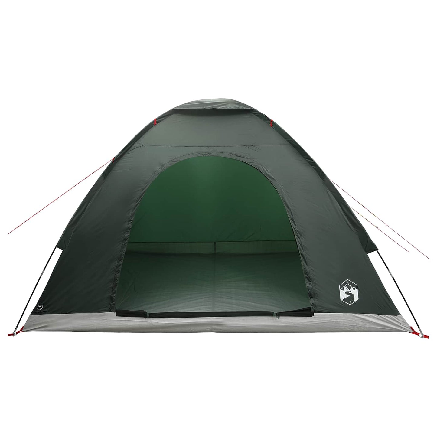 vidaXL Camping Tent 4-Person Army Green 185T Polyester with PU coating 4