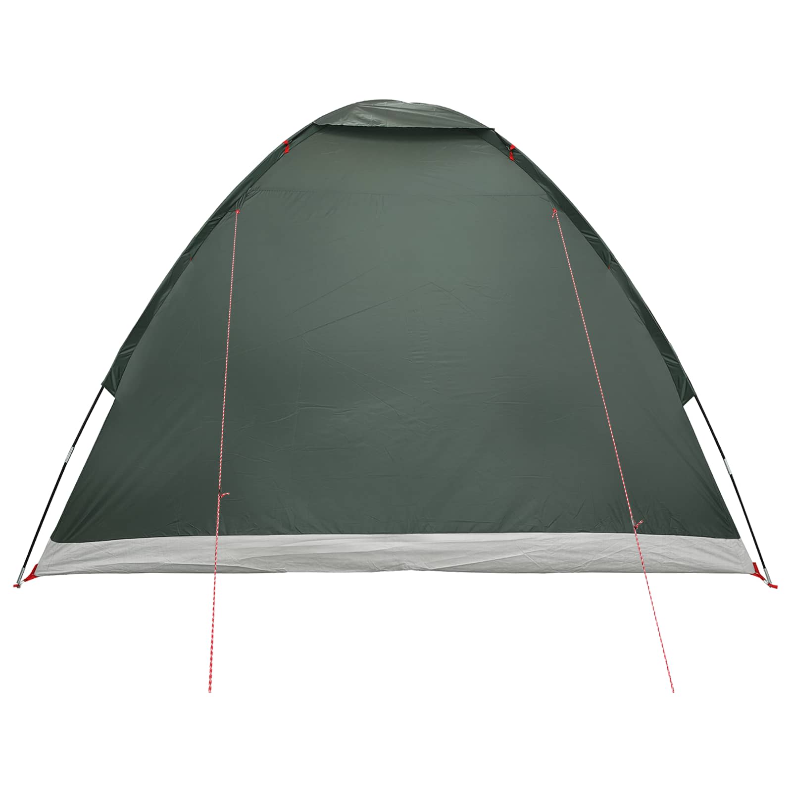 vidaXL Camping Tent 4-Person Army Green 185T Polyester with PU coating 6
