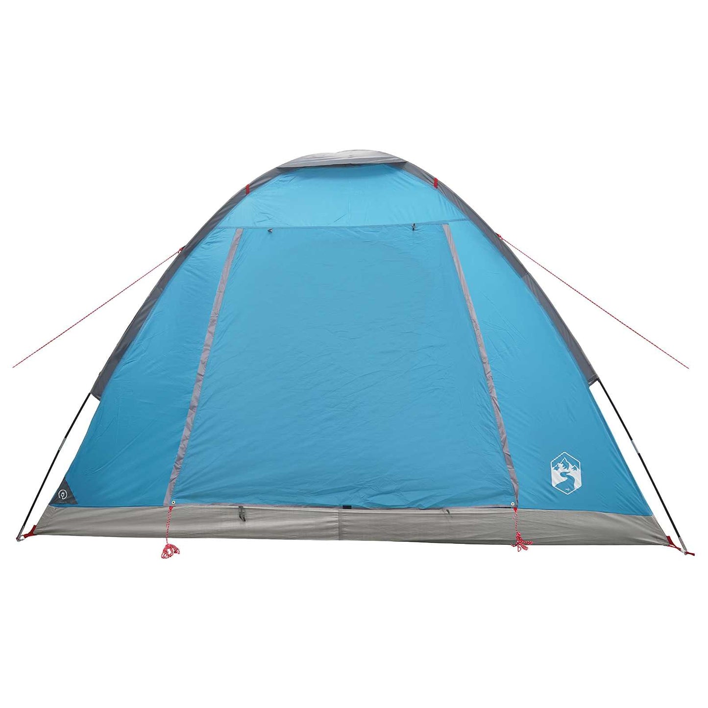 vidaXL Camping Tent 4-Person Blue Polyester and Steel 5