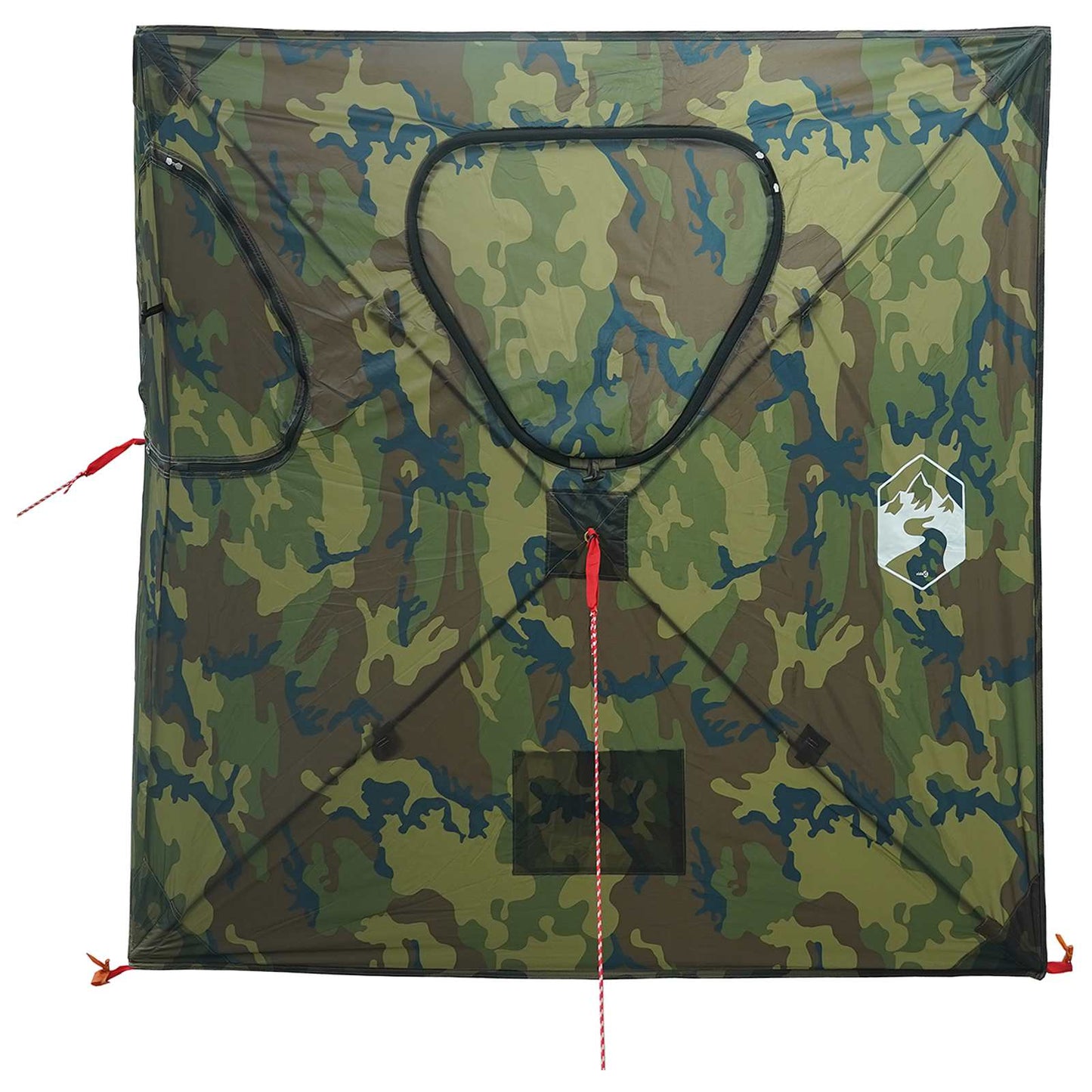 vidaXL Hunting Tent 145 x 145 x 150 cm Camouflage Polyester and Steel 5