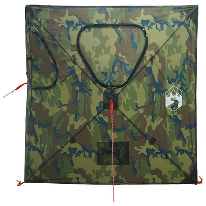 vidaXL Hunting Tent 145 x 145 x 150 cm Camouflage Polyester and Steel 5