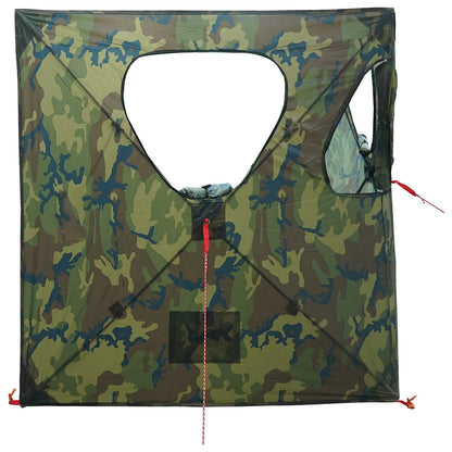 vidaXL Hunting Tent 145 x 145 x 150 cm Camouflage Polyester and Steel 6