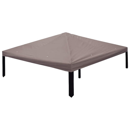 vidaXL Gazebo Cover 300 x 300 cm Taupe Polyester and Steel 1