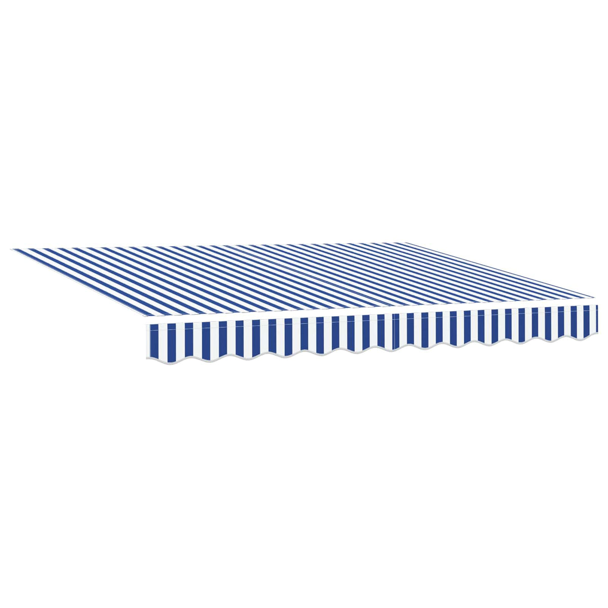 Awning White Blue