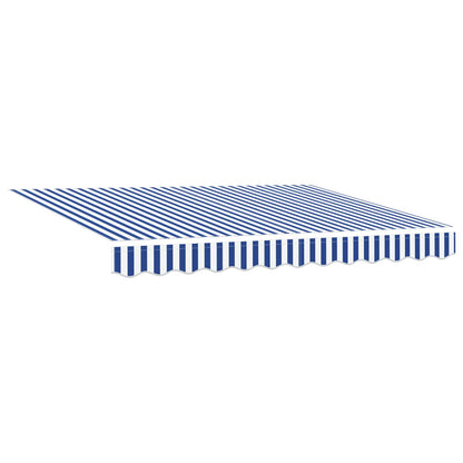 Awning White Blue