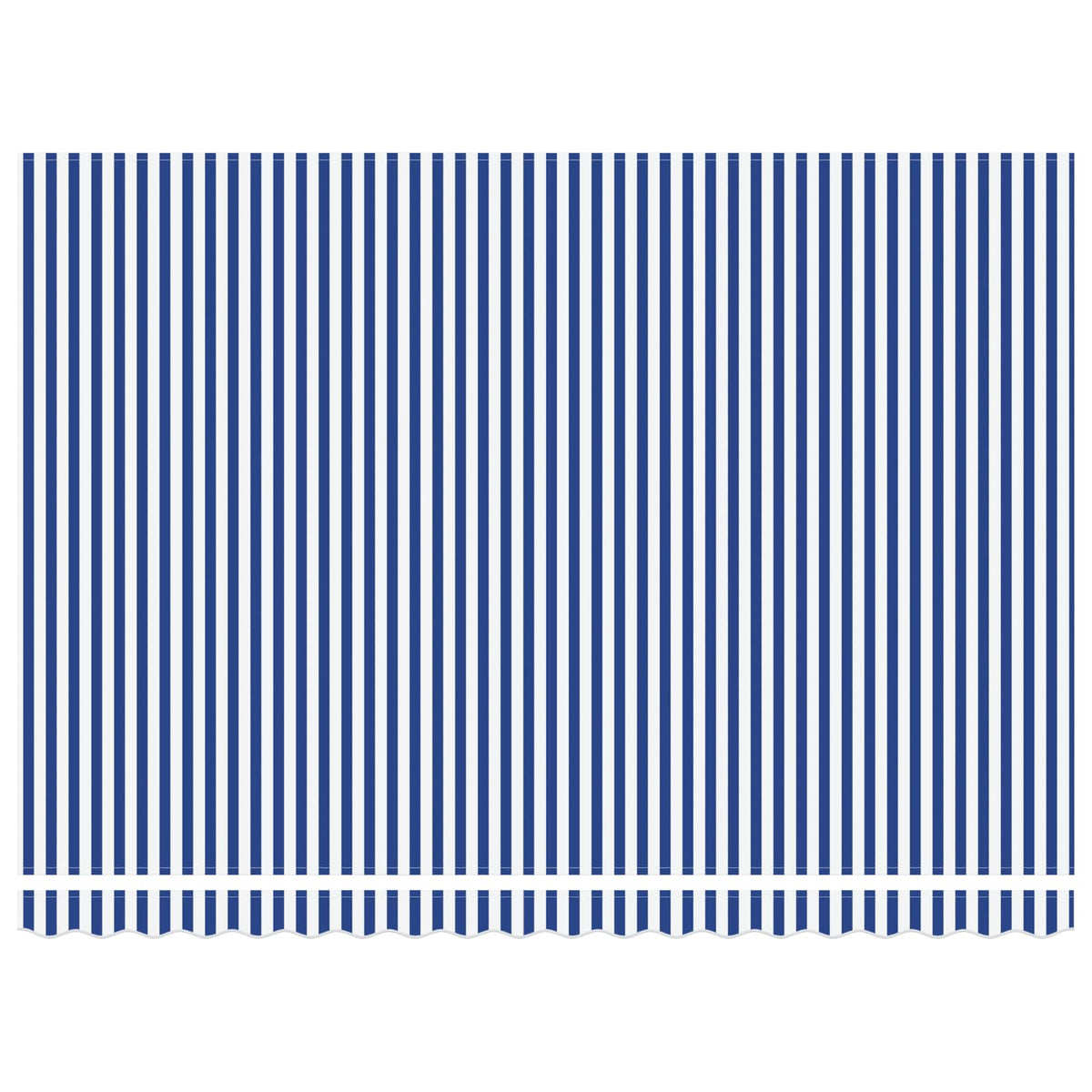 Awning Blue white
