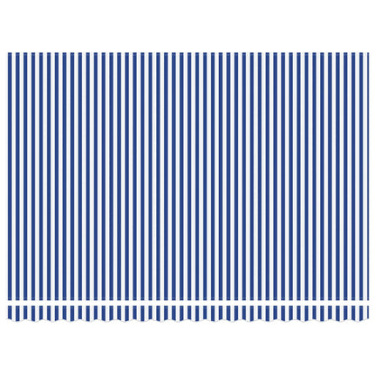 Awning Blue white
