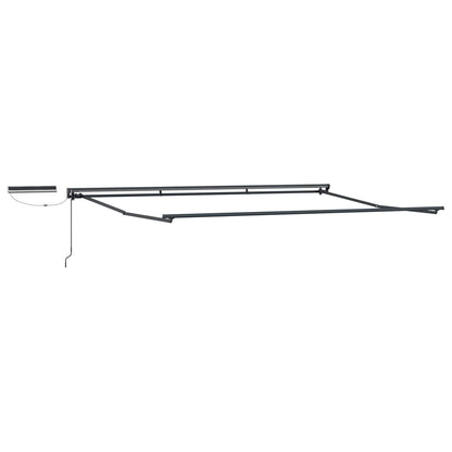 Solar Electric Awning Anthracite white