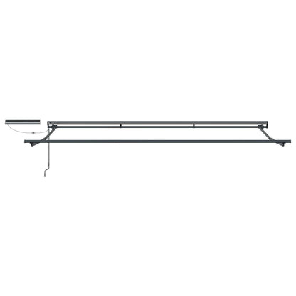 Solar Electric Awning Anthracite white