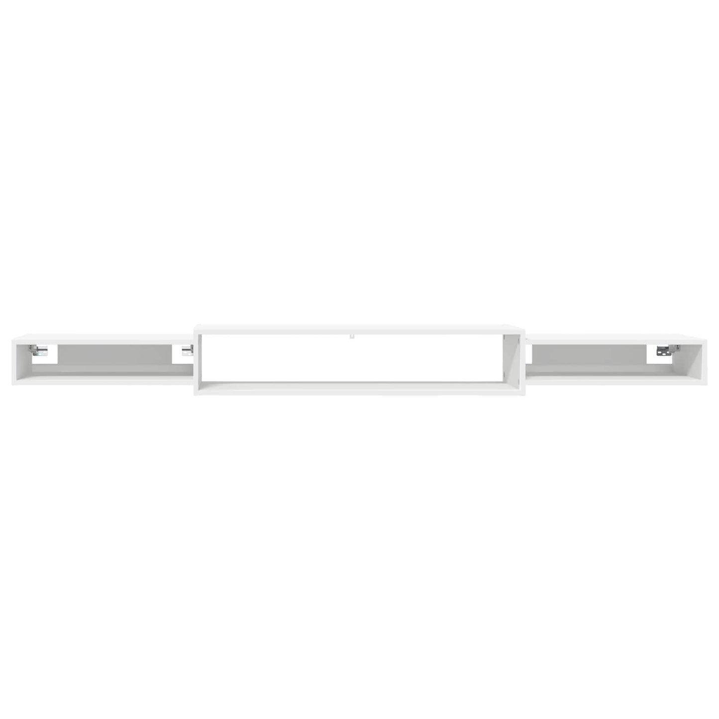 vidaXL Wall-mounted TV Cabinet Wall-Mounted White 220 x 28 x 21 cm 5