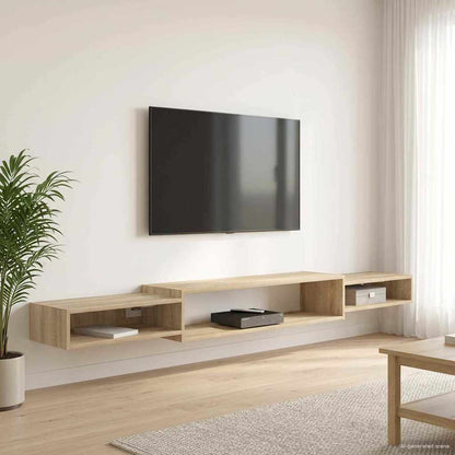 vidaXL Wall-mounted TV Cabinet Wall-Mounted Sonoma Oak 1