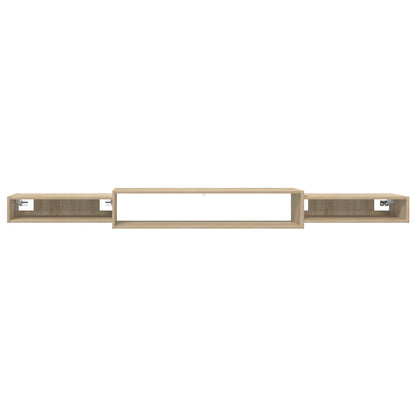 vidaXL Wall-mounted TV Cabinet Wall-Mounted Sonoma Oak 5