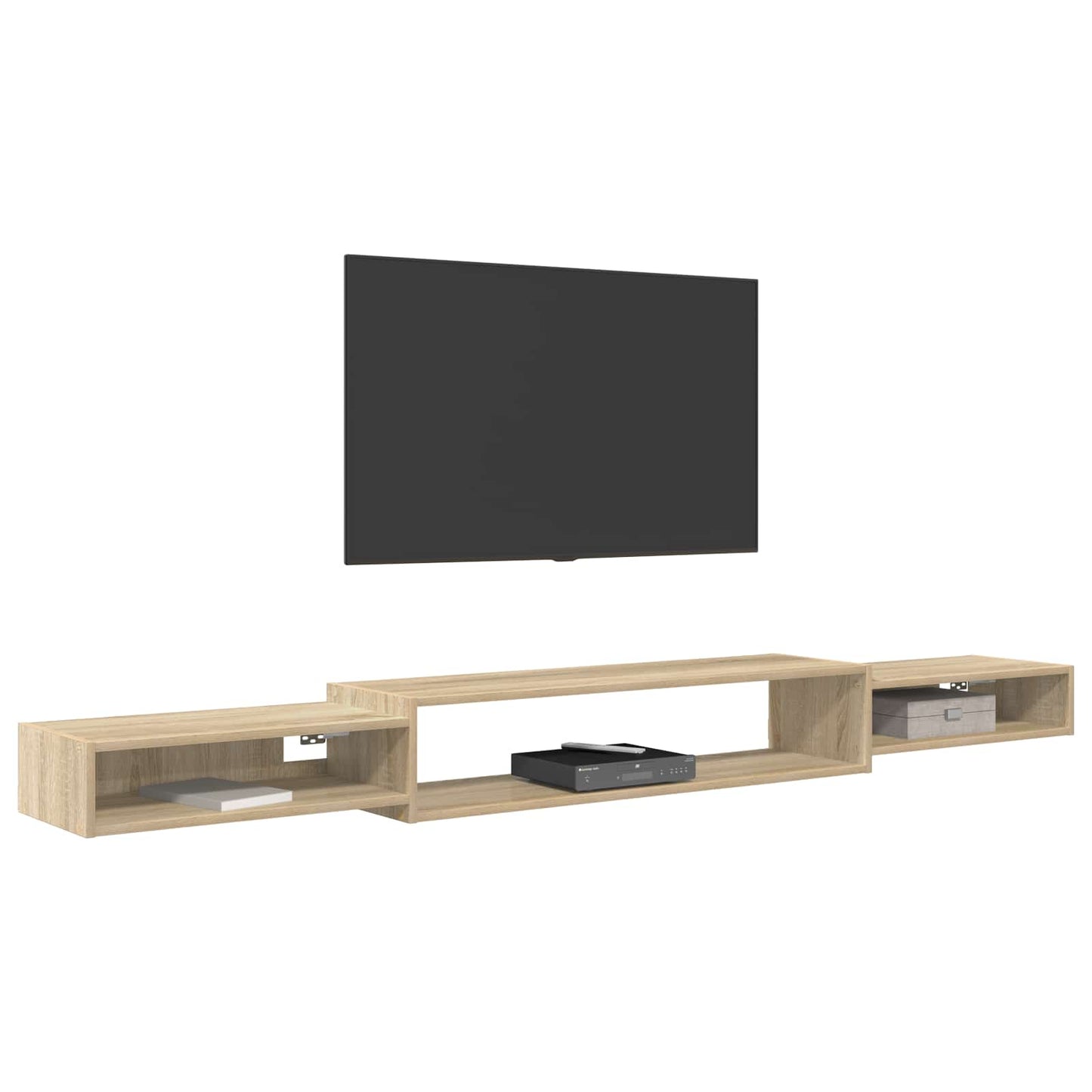 vidaXL Wall-mounted TV Cabinet Wall-Mounted Sonoma Oak 3