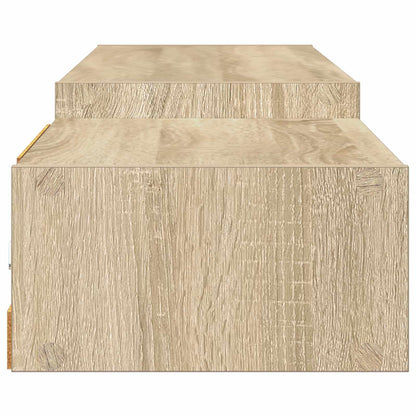 vidaXL Wall-mounted TV Cabinet Wall-Mounted Sonoma Oak 6