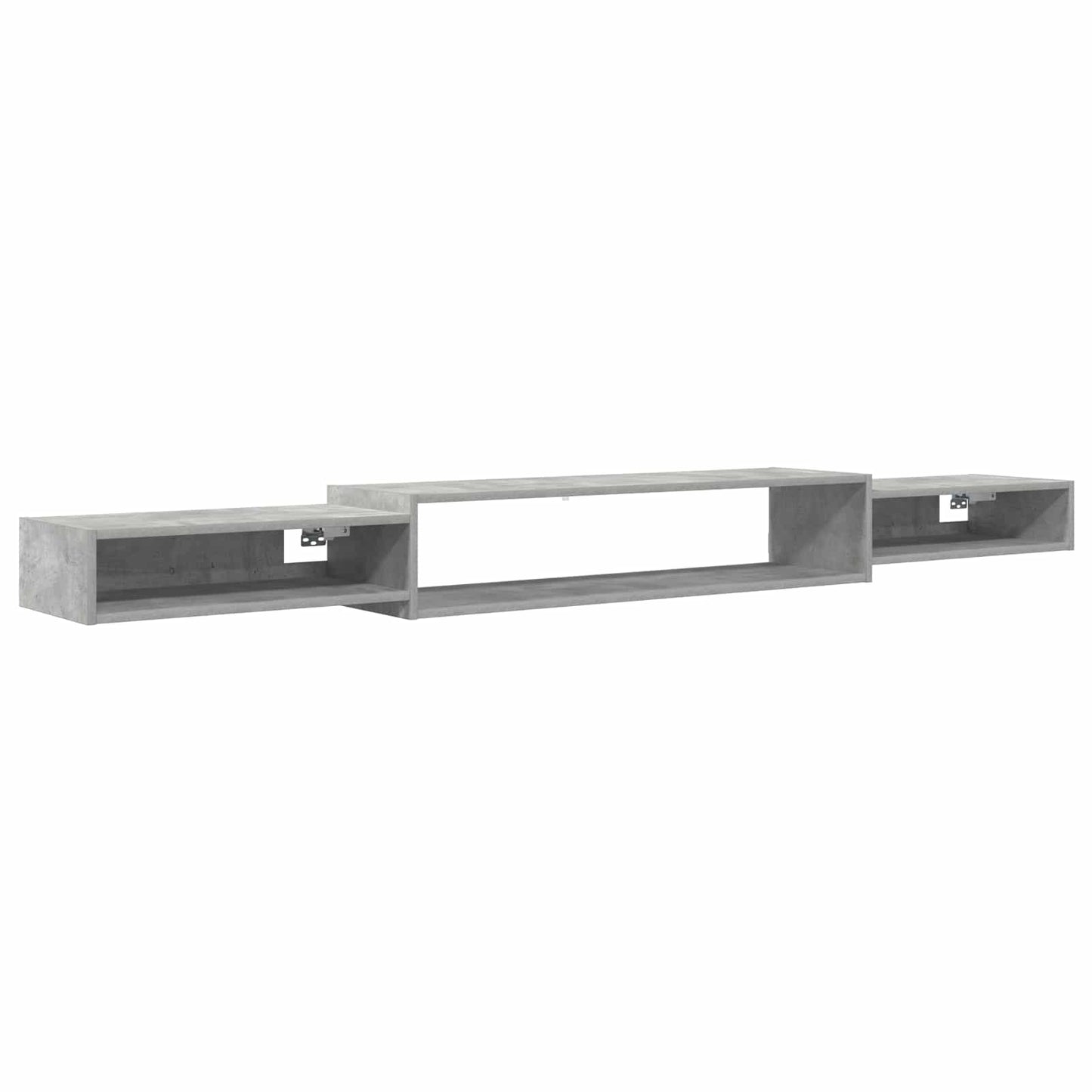 vidaXL Wall-mounted TV Cabinet Wall-Mounted Concrete Grey 2