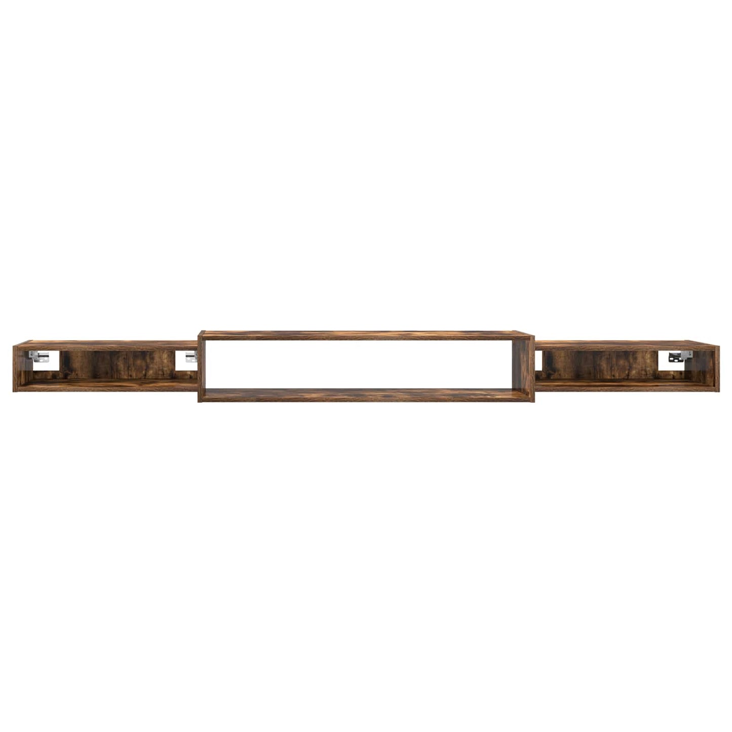 vidaXL Wall-mounted TV Cabinet Wall-Mounted Smoked Oak 5