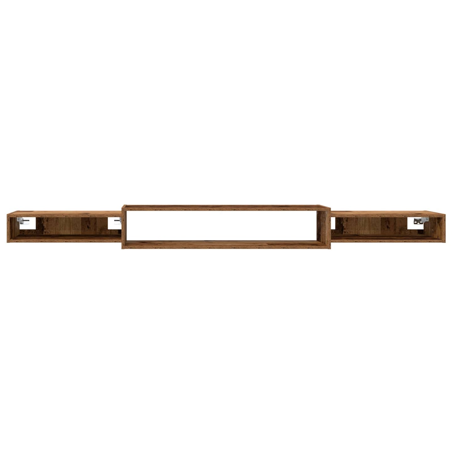vidaXL Wall-mounted TV Cabinet Wall-Mounted Old Wood 220 x 28 x 21 cm 5