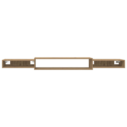 vidaXL Wall-mounted TV Cabinet Wall-Mounted Artisan Oak 5